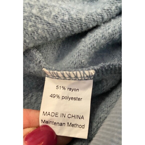 Anrabess Womens Sweatshirt Size XL Sage Green Super Soft Oversized 4 Layering - Picture 5 of 8